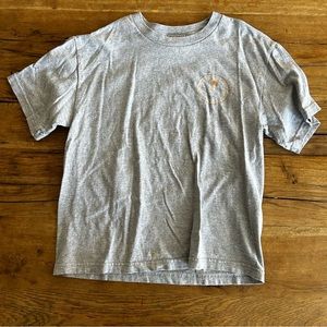Vintage RUSTY skate surf California grey tee semi cropped boxy small